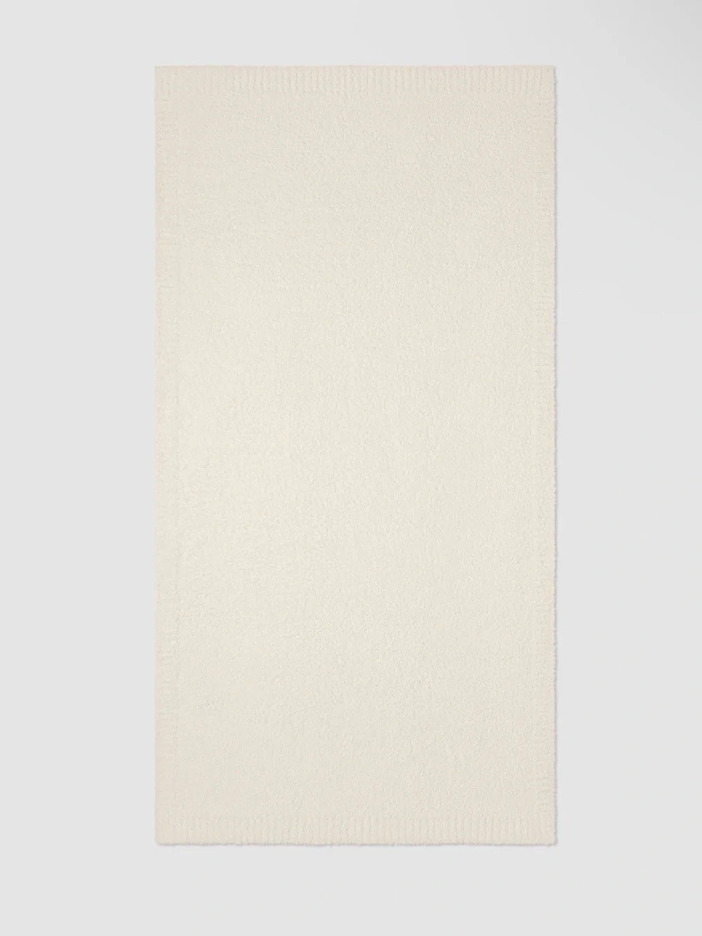 Barefoot Dreams CozyChic Cream Colored Throw Blanket